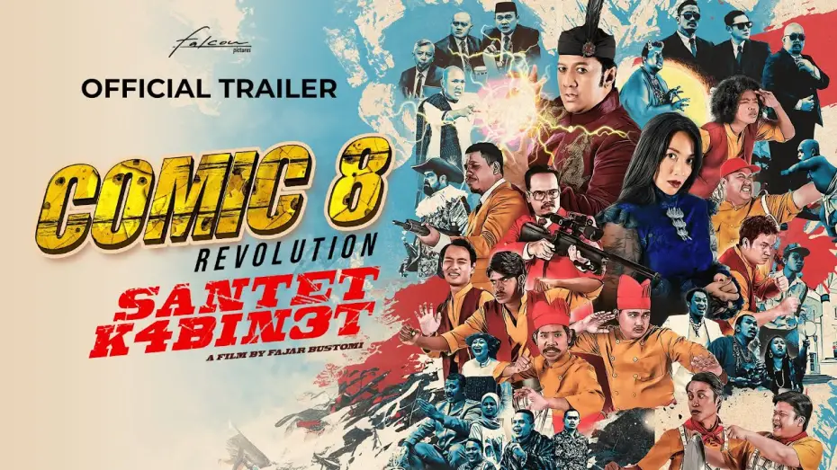 Video for the film Comic 8 Revolution: Santet K4bin3t — COMIC 8 REVOLUTION SANTET K4BIN3T - OFFICIAL TRAILER | DECEMBER 24, 2025 IN CINEMA