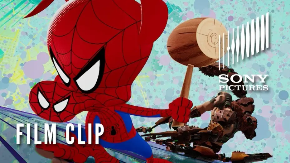 Video for the film Spider-Man: Into the Spider-Verse — Clip - Meet Spider-Ham