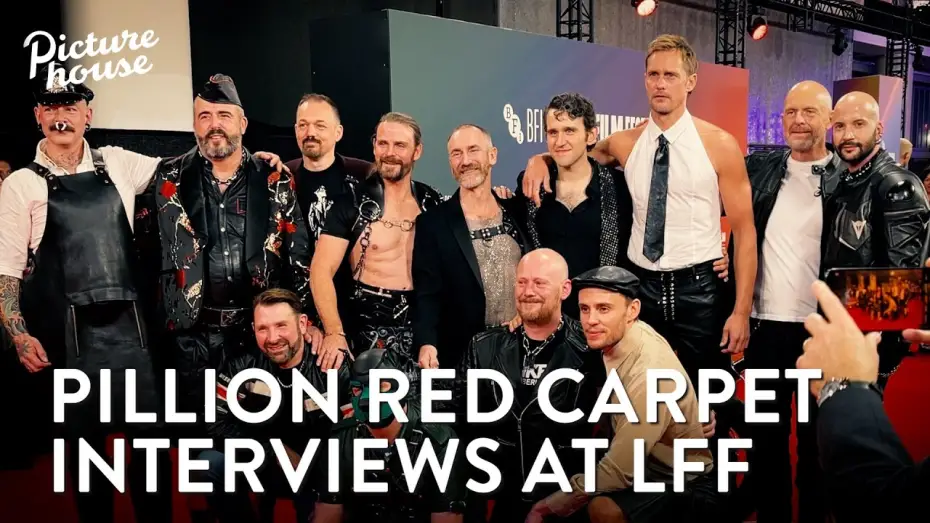 Video for the film Pillion — Red Carpet at London Film Festival