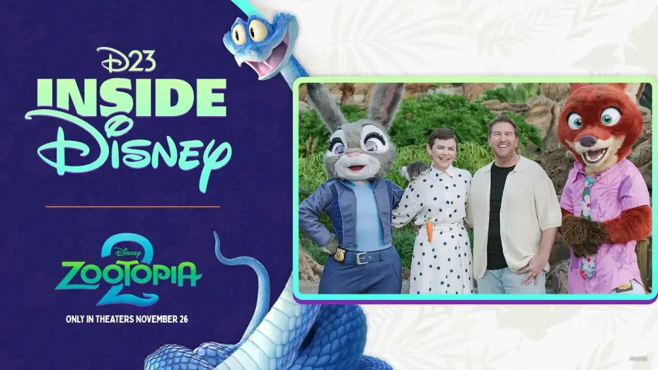 Video for the film Zootopia 2 — D23 Inside Disney - Zootopia 2