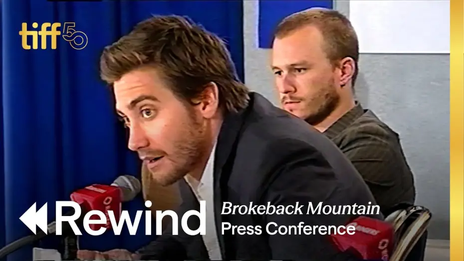 Video for the film Brokeback Mountain — Press Conference (2005) | TIFF REWIND