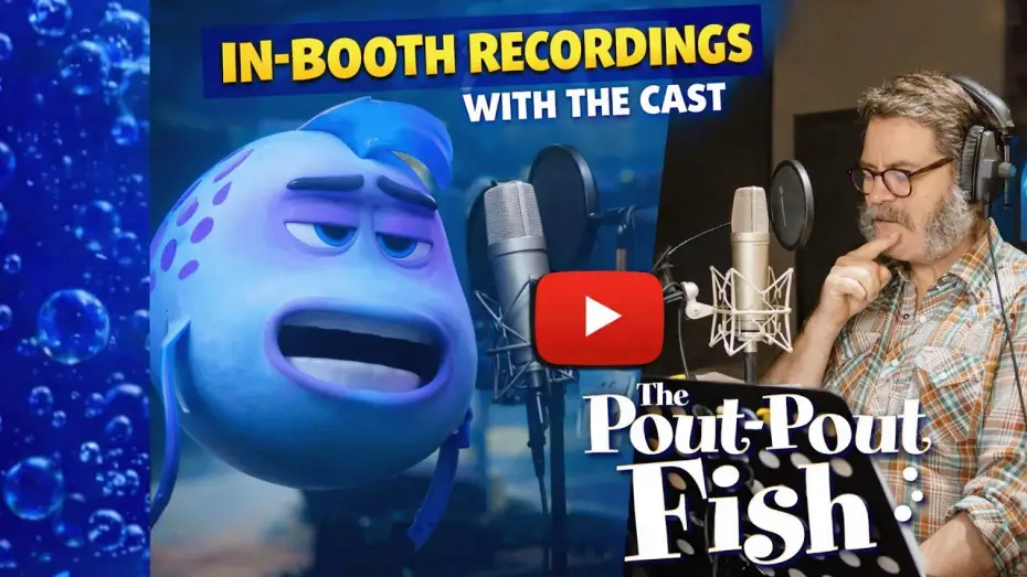 Video for the film The Pout-Pout Fish — Voice Acting & Animation