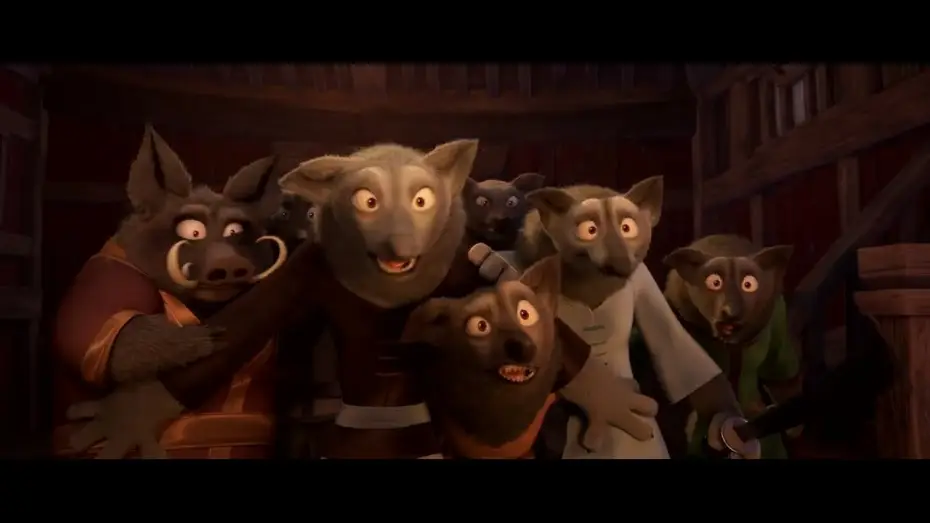 Video for the film Kung Fu Panda 4 — Clip "La taverna dei coniglietti"