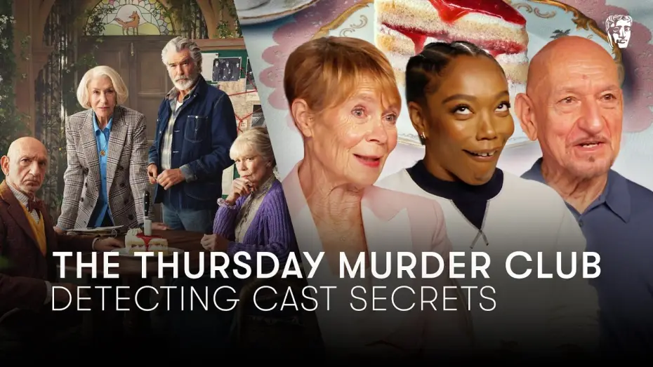 Video for the film The Thursday Murder Club — British Slang, Acting Tricks & Afternoon Tea! The Thursday Murder Club Cast Interview | BAFTA