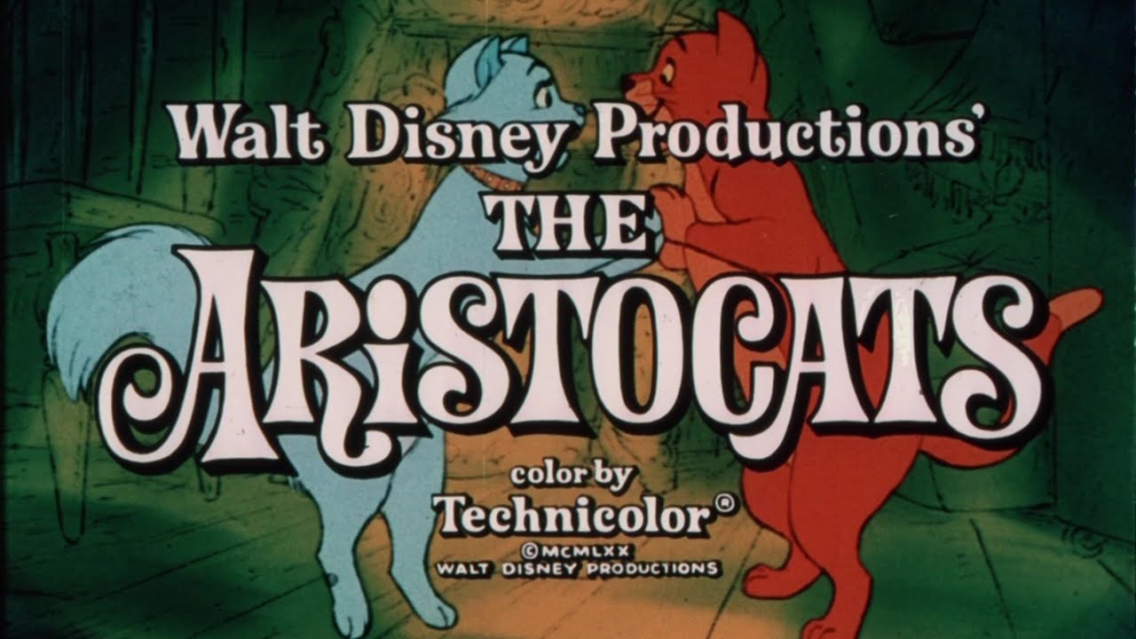 Video for the film The Aristocats — The Aristocats - 1970 Theatrical Trailer (35mm 4K)
