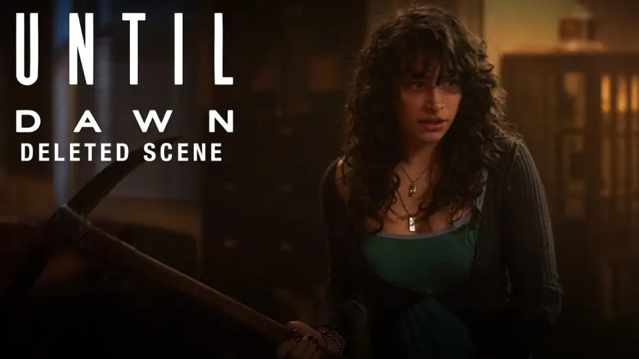 Video for the film Until Dawn — An Unexpected Visitor Turns Into a Werewolf (Deleted Scene)