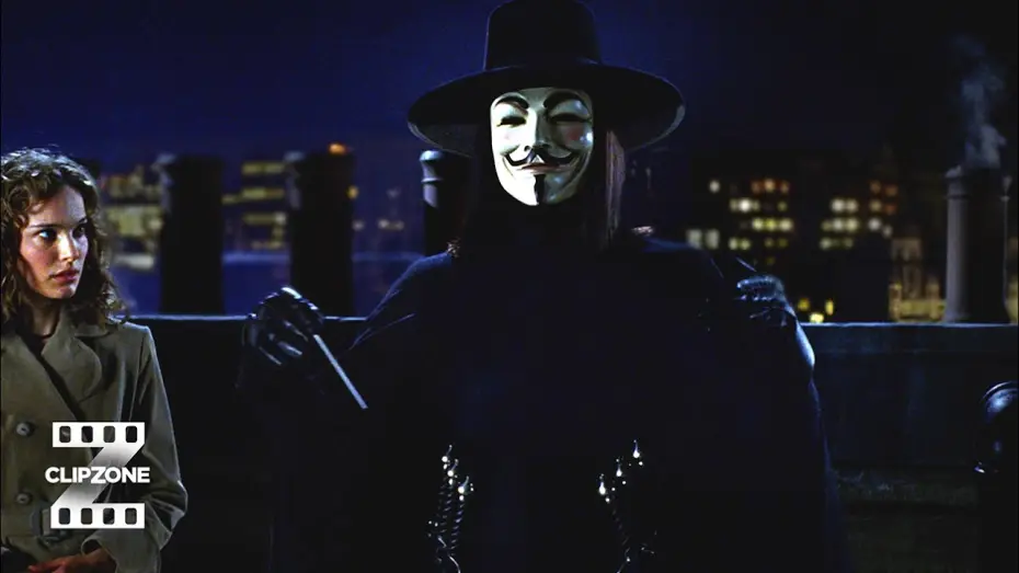 Video for the film V for Vendetta — V Rescues Evey