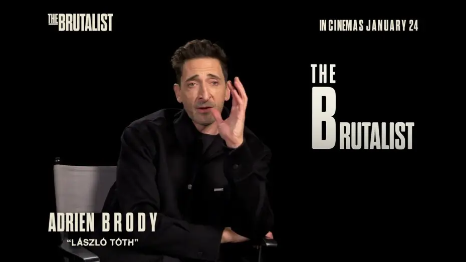 Video for the film The Brutalist — Cast Featurette