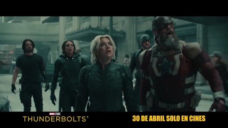 Video for the film Thunderbolts — Anuncio: 'Seguridad'
