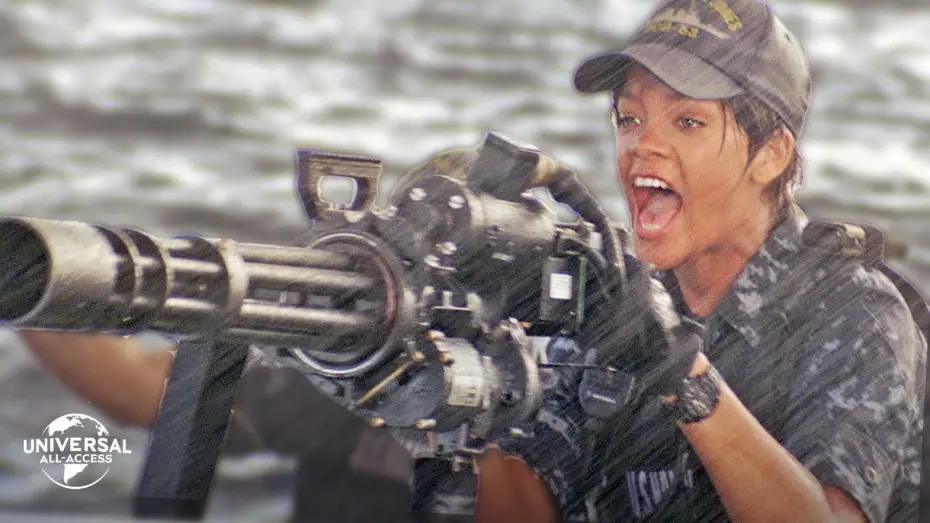 Video for the film Battleship — Rihanna Battles An Intergalactic Threat - Extended Preview