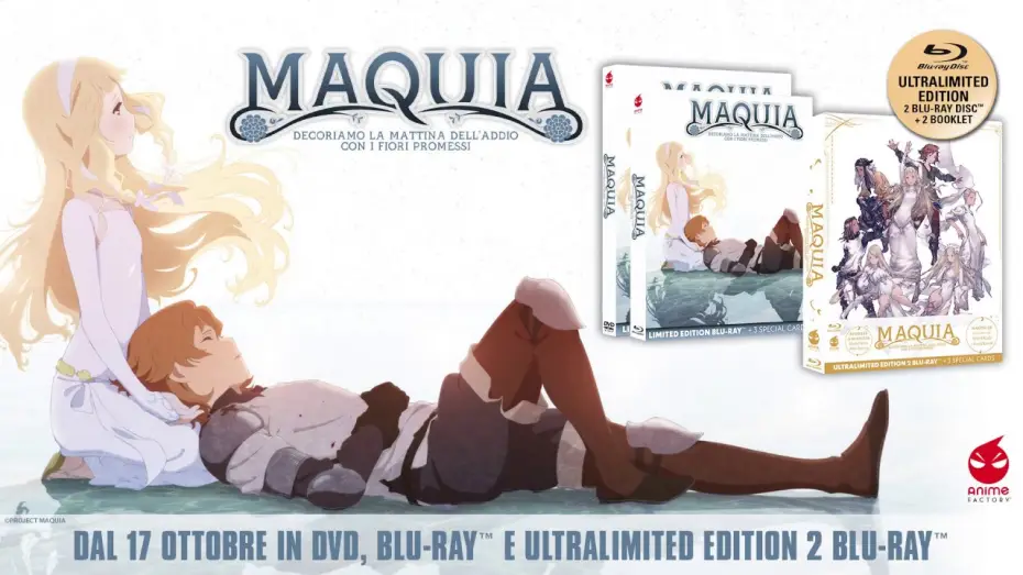 Video for the film Maquia: When the Promised Flower Blooms — MAQUIA - Dal 17 ottobre in home video e in digital download