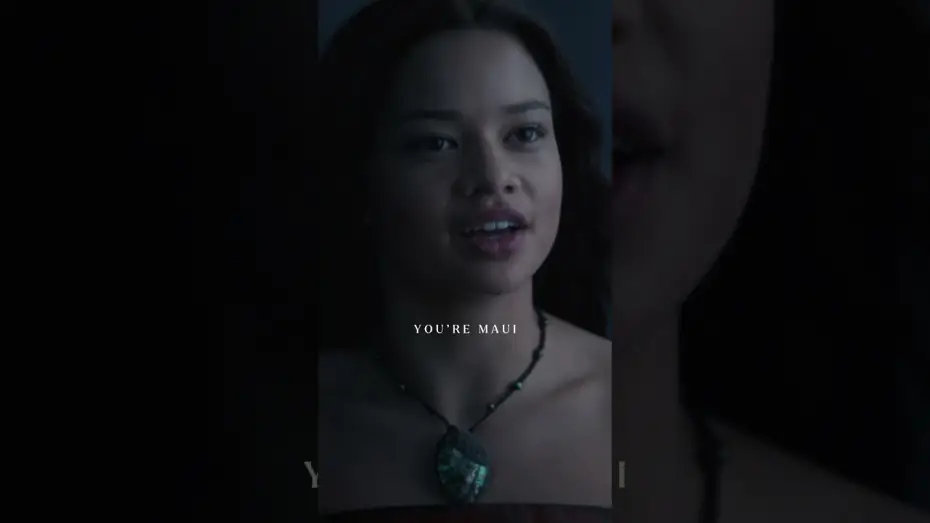 Video for the film Moana — she is Moana