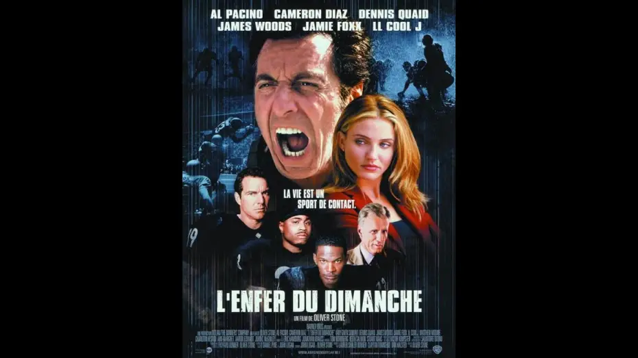 Video for the film Any Given Sunday — L'enfer du dimanche