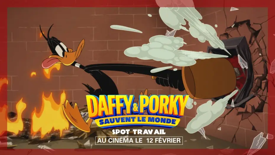 Video for the film The Day the Earth Blew Up: A Looney Tunes Movie — SPOT TRAVAIL _ DAFFY & PORKY SAUVENT LE MONDE , le 12 février au cinéma.