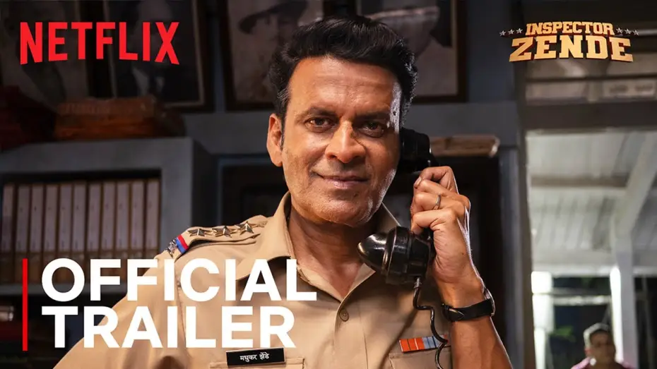 Video for the film Inspector Zende — Inspector Zende | Official Trailer | Manoj Bajpayee, Jim Sarbh | Netflix India