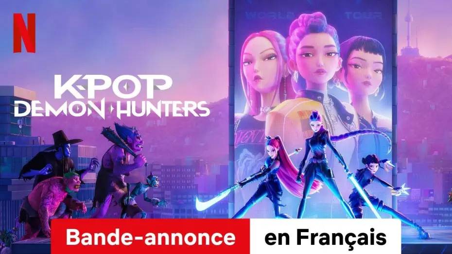 Video for the film KPop Demon Hunters — KPop Demon Hunters (Bande-annonce) | Bande-Annonce en Français | Netflix