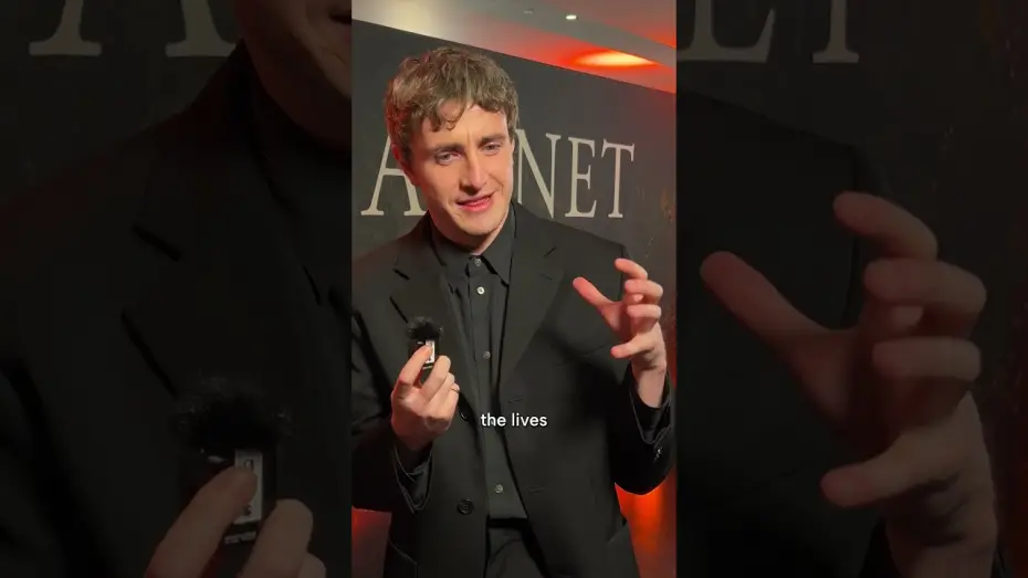 Video for the film Hamnet — Paul Mescal reflects on HAMNET at the Irish premiere.