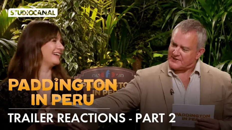 Video for the film Paddington in Peru — Best Paddington Trailer Reactions with Hugh Bonneville and Emily Mortimer (Part 2)