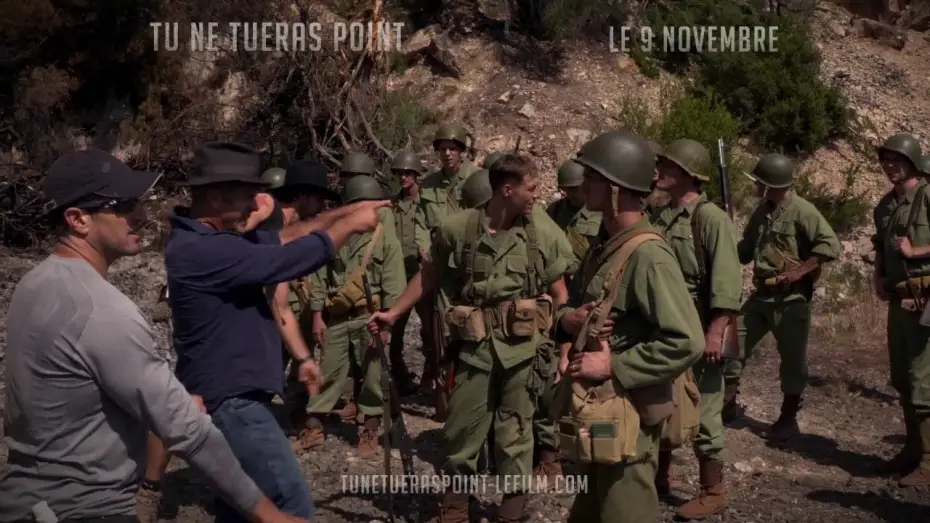 Video for the film Hacksaw Ridge — TU NE TUERAS POINT - Featurette Making of - VOST