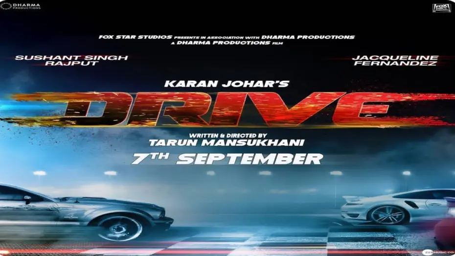 Video for the film Drive — Drive Official Trailer | Shushant Singh Rajput | Jacqueline Fernandez | MSGFILMS INDIA