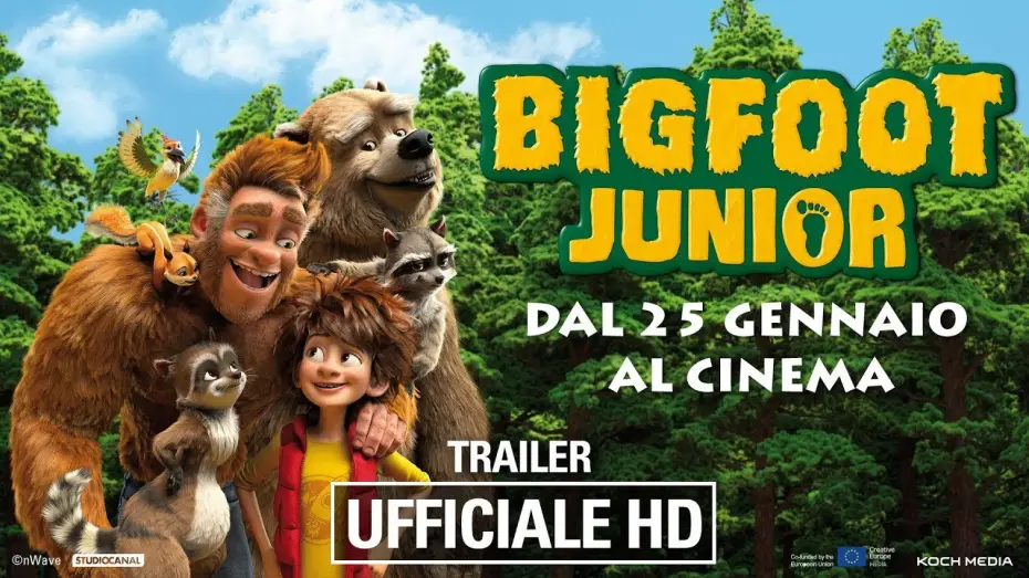 Video for the film The Son of Bigfoot — Bigfoot Junior - Trailer Ufficiale Italiano | HD