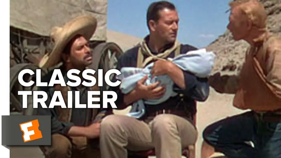 Video for the film 3 Godfathers — 3 Godfathers (1948) Official Trailer - John Wayne, Harry Carey Jr. Western Movie HD