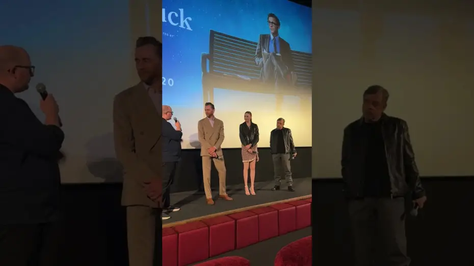 Video for the film The Life of Chuck — Tom Hiddleston, Karen Gillan and Mark Hamill surprise The Life of Chuck screening