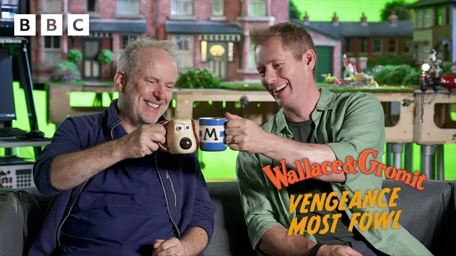 Video for the film Wallace & Gromit: Vengeance Most Fowl — Behind the scenes of Wallace & Gromit: Vengeance Most Fowl