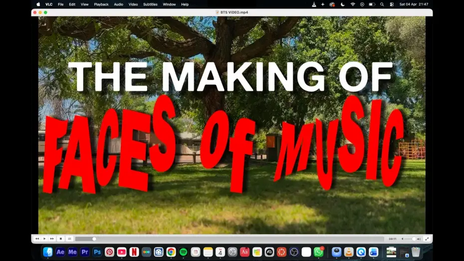 Video for the film Faces of Music — The Making of Faces of Music