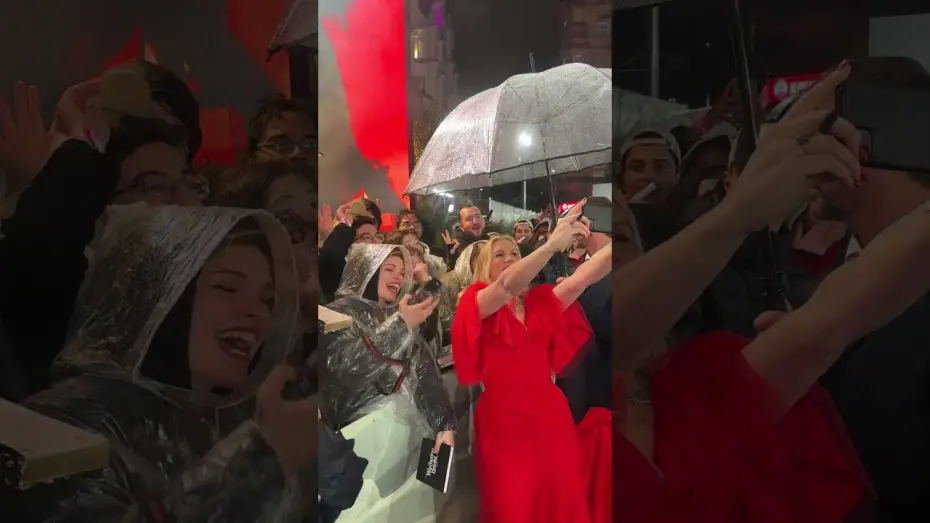 Video for the film “Wuthering Heights” — Filmmaker Emerald Fennell celebrates with Wuthering Heights fans at the UK Premiere of the film