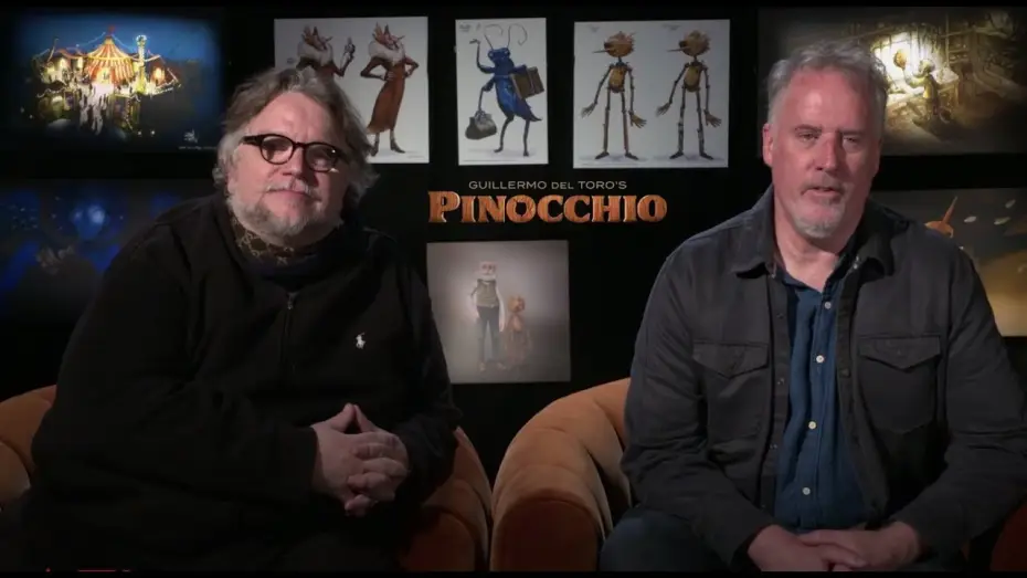 Video for the film Guillermo del Toro's Pinocchio — Guillermo del Toro and Mark Gustafson on GUILLERMO DEL TORO’S PINOCCHIO