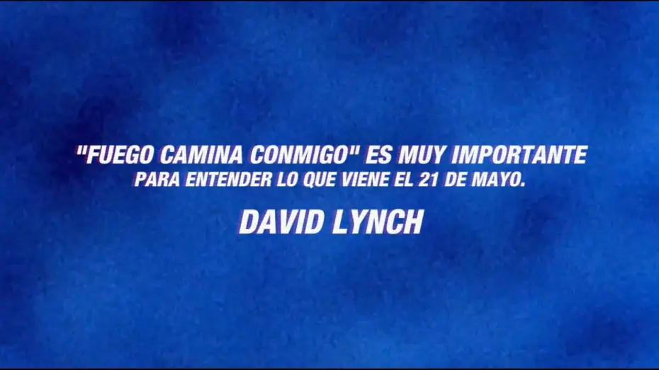 Video for the film Twin Peaks: Fire Walk with Me — Twin Peaks: fuego camina conmigo - Promo | Filmin