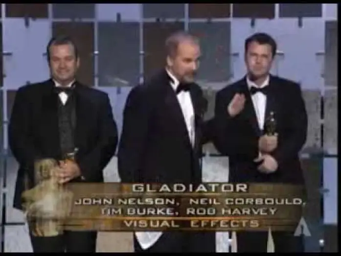 Video for the film Gladiator — "Gladiator" winning the Oscar® for Visual Effects