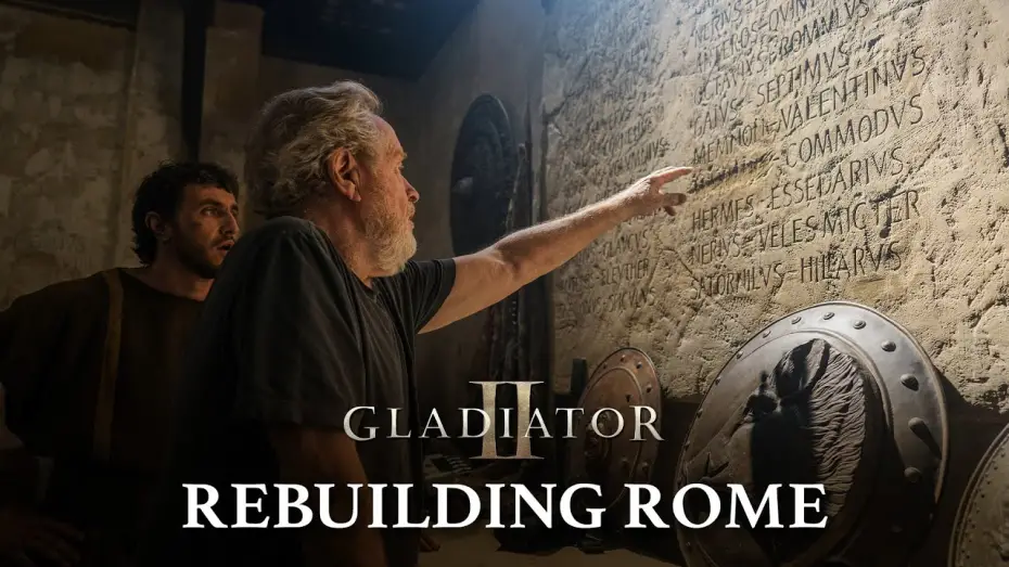 Video for the film Untitled Gladiator Sequel — Rebuilding Rome for Gladiator II