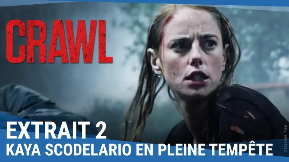 Video for the film Crawl — Kaya Scodelario en pleine tempête VF