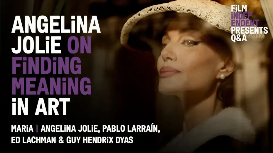 Video for the film Maria — Angelina Jolie Finds Her Voice | Maria Q&A