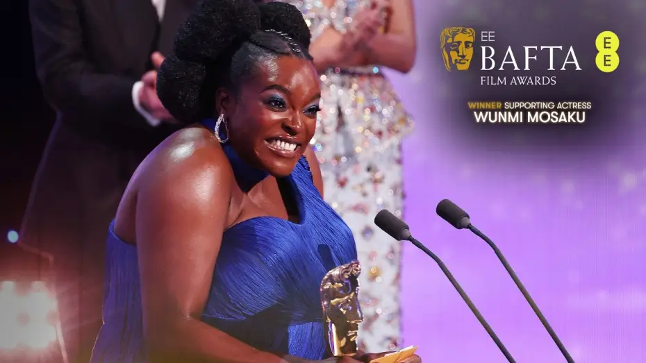 Video for the film Sinners — Wunmi Mosaku Wins the Supporting Actress BAFTA for Sinners | EE BAFTA Film Awards 2026