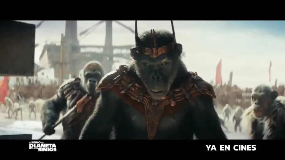 Video for the film Kingdom of the Planet of the Apes — Anuncio: 'Su tiempo. Su reino.'