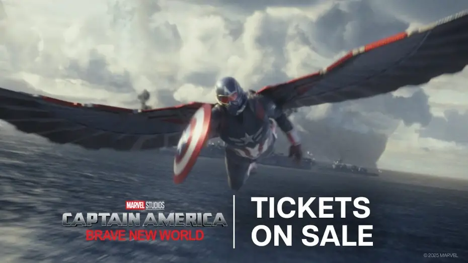 Video for the film Captain America: Brave New World — Get Tickets Now