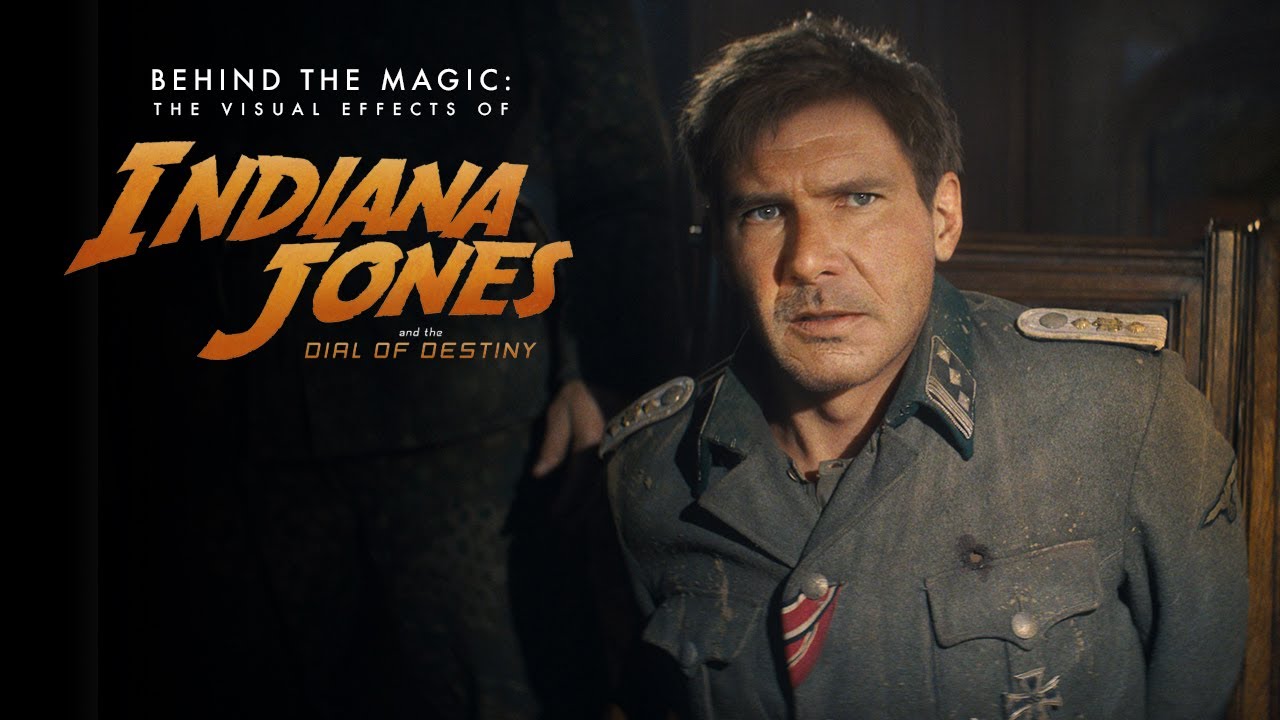 Video for the film Indiana Jones and the Dial of Destiny — Behind the Magic: The Visual Effects of Indiana Jones and the Dial of Destiny