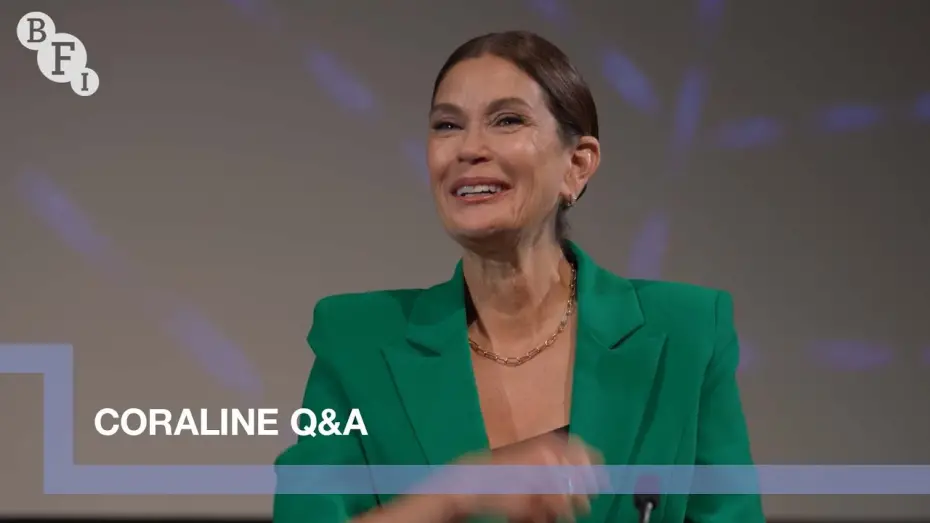 Video for the film Coraline — Coraline actor Teri Hatcher and director Henry Selick | BFI Q&A