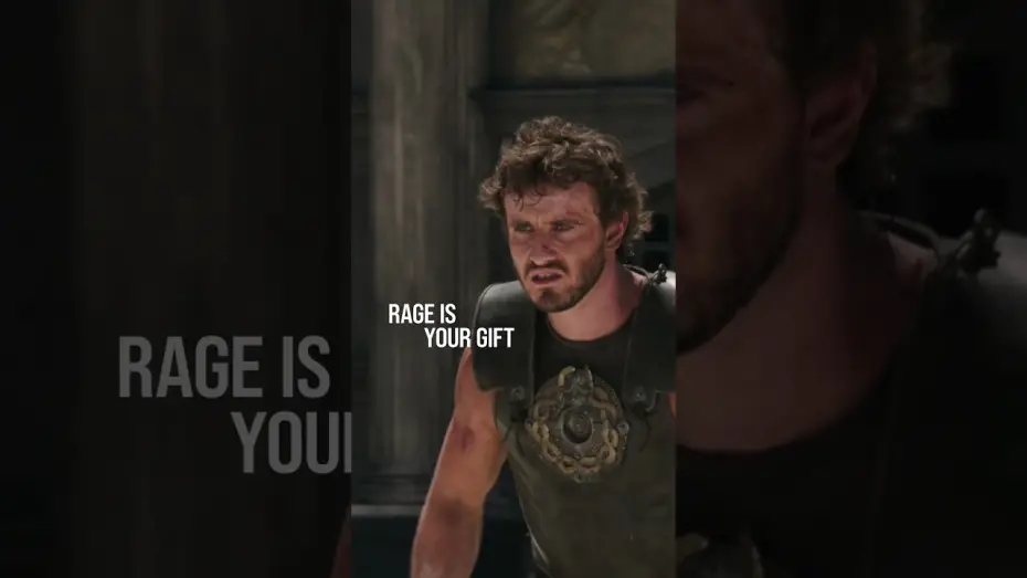 Video for the film Untitled Gladiator Sequel — Rage can be a gift
