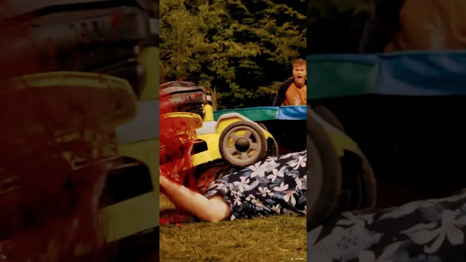 Video for the film Final Destination 6 — Death by lawnmower at the barbecue