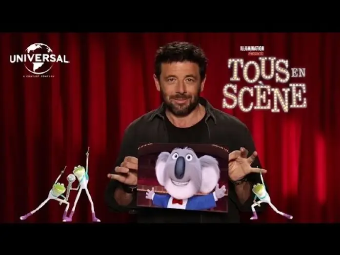 Video for the film Sing — Tous en scène / Featurette “Patrick Bruel est Buster Moon” [Au cinéma le 25 Janvier]