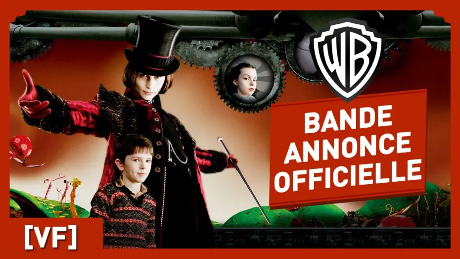 Video for the film Charlie and the Chocolate Factory — Charlie et la Chocolaterie - Bande Annonce Officielle (VF) - Johnny Depp / Tim Burton