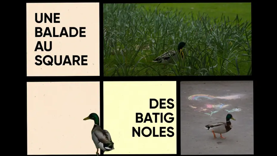 Video for the film Une balade au square des batignoles — Une balade au square des batignoles - documentaire photos