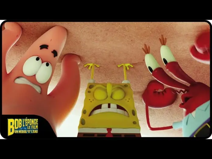 Video for the film The SpongeBob Movie: Sponge Out of Water — BOB L'EPONGE - Sauvons les cachalots poilus [extrait - VF]