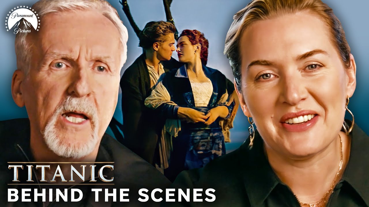 Video for the film Titanic — Titanic: 25th Anniversary Exclusive! Behind The Scenes w/ Kate Winslet and James Cameron