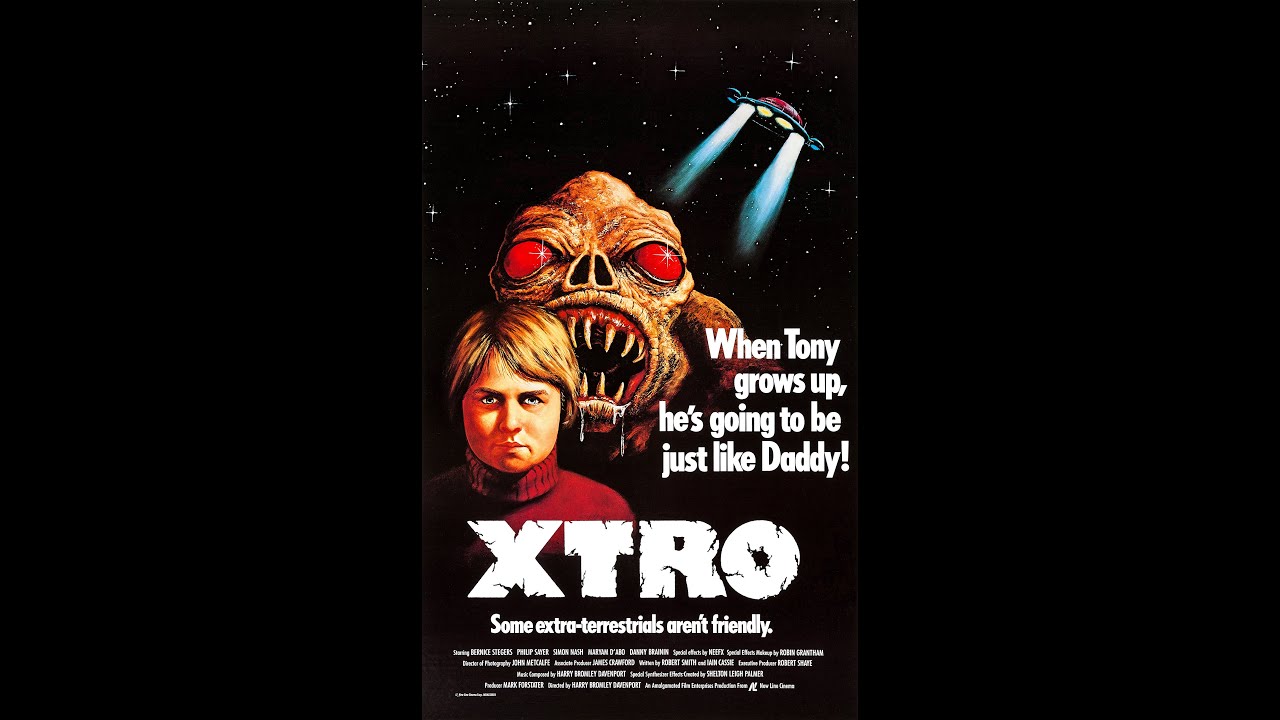 Video for the film Xtro — Xtro 1982