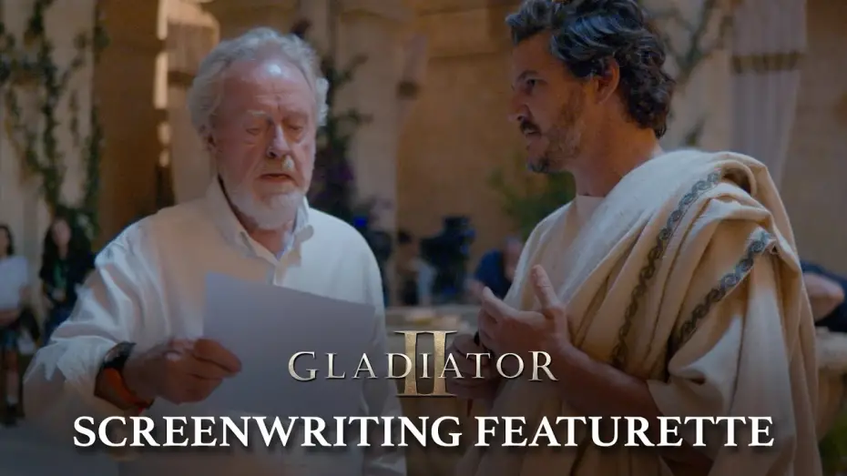 Video for the film Untitled Gladiator Sequel — Screenwriting of Gladiator II